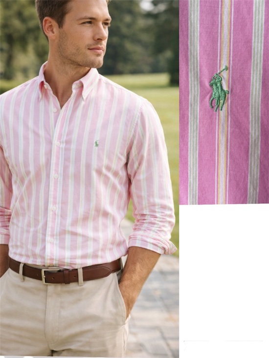 Ralph Lauren Other - Ralph Lauren Pastel Multi Stripe Oxford Shirt Classic Fit Cotton 15.5